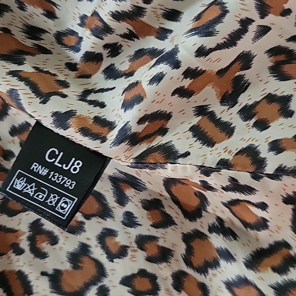 POL Small Olive Utility Jacket with Drawstring Wa… - image 5